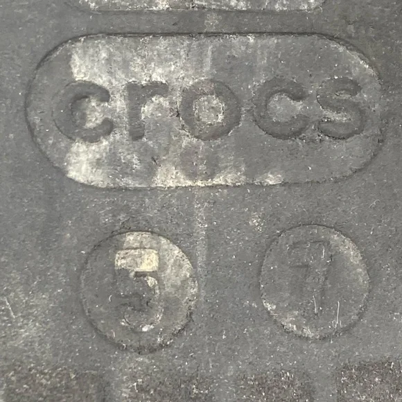 Crocs Classic Authentic Unisex Slides Clogs Black 5 Men And 7 Women’s Pre Owned - Picture 11 of 11